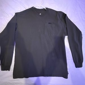 Nike Front Pocket Long Sleeve Tee Green